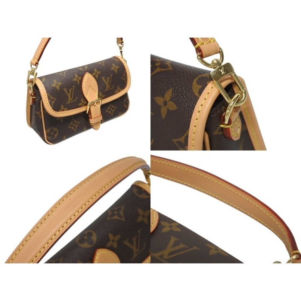 LOUIS VUITTON diane shoulder handbag Monogram brown - Picture 5 of 9